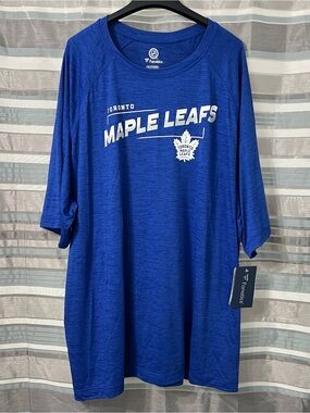 Fanatics NHL Toronto Maple Leafs Royal Blue Short-Sleeve Performance Tee